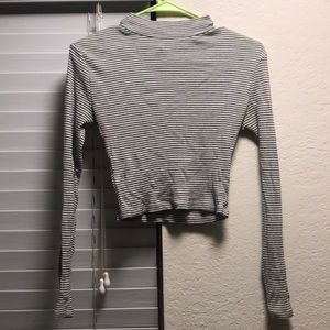 Forever 21 striped cropped top
